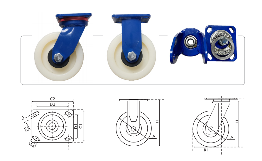 E11系列、加重型尼龙轮