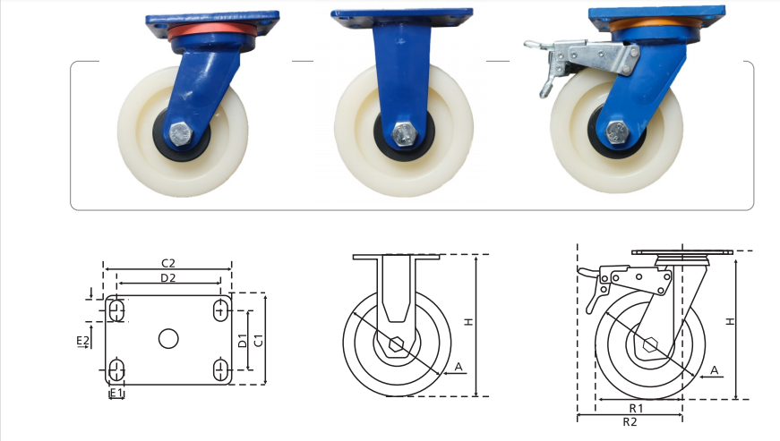 F11系列、抗冲击型尼龙轮