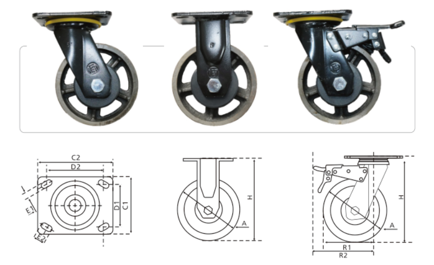 D13系列、重型耐高温轮